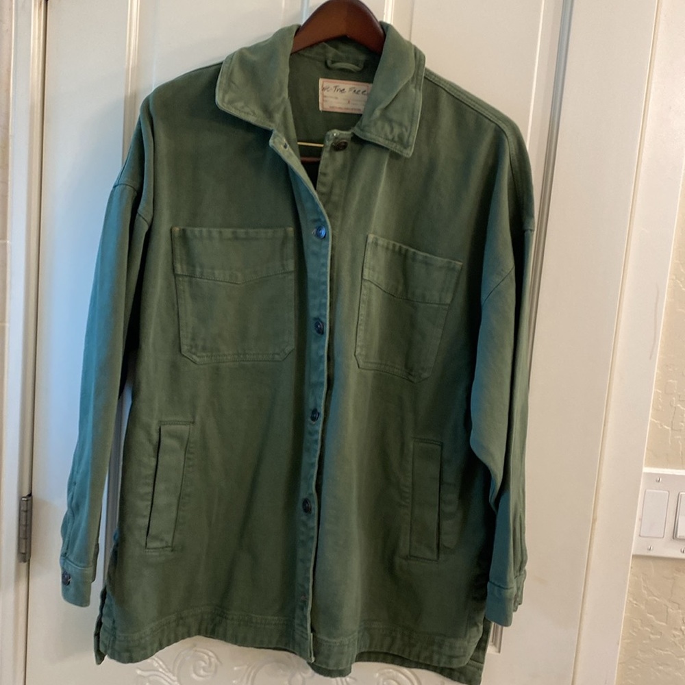 Free People Madison Twill Jacket NWT